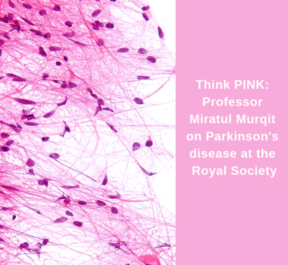 Think PINK: Professor Miratul Murqit on Parkinson’s disease at the Royal Society